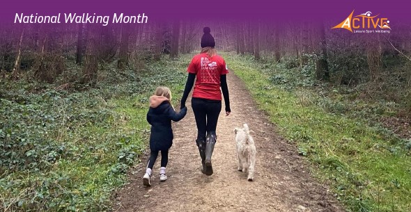 National Walking Month web banner
